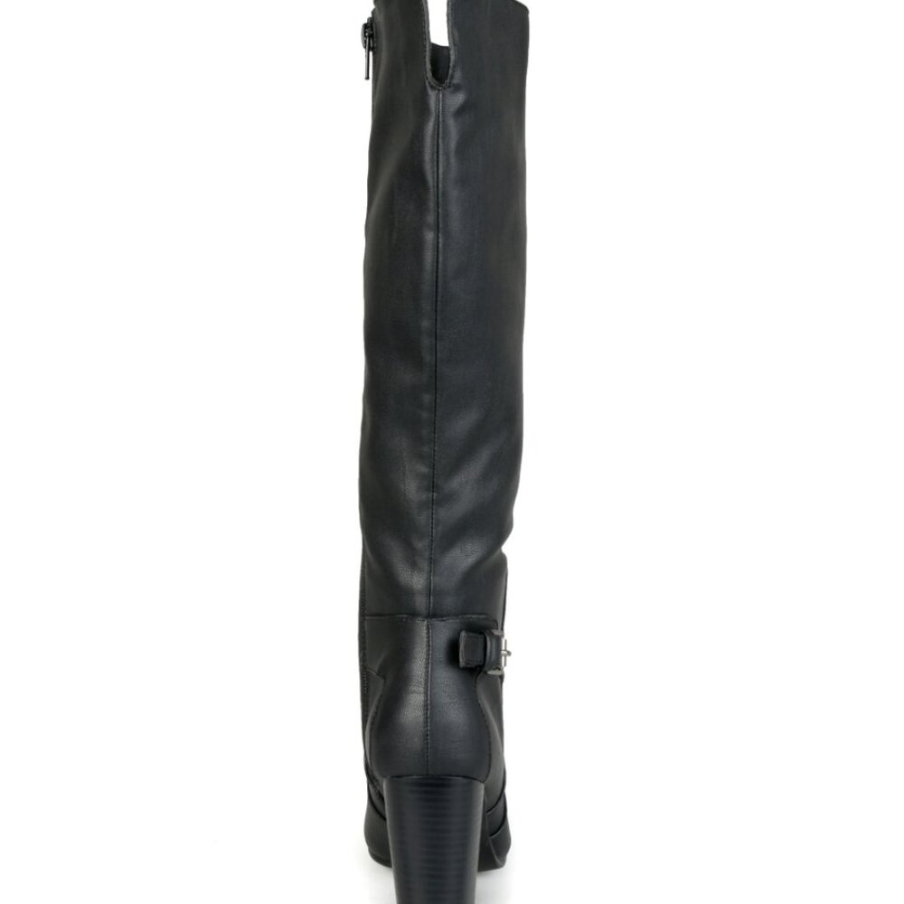 Journee Women's Wide Calf Carver Boot Black US 8 NWOB - Picture 4 of 7